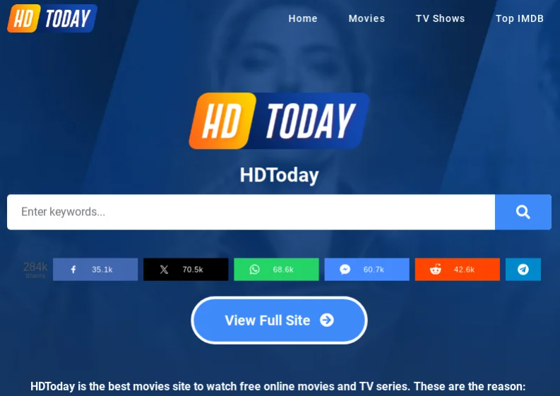 HDToday: Your Only Free Movie and TV Show Destination