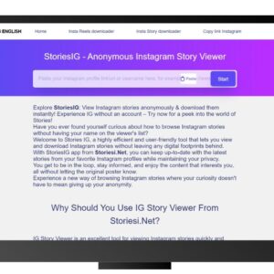 StoriesIG: Anonymous Instagram Story Viewer Private Online