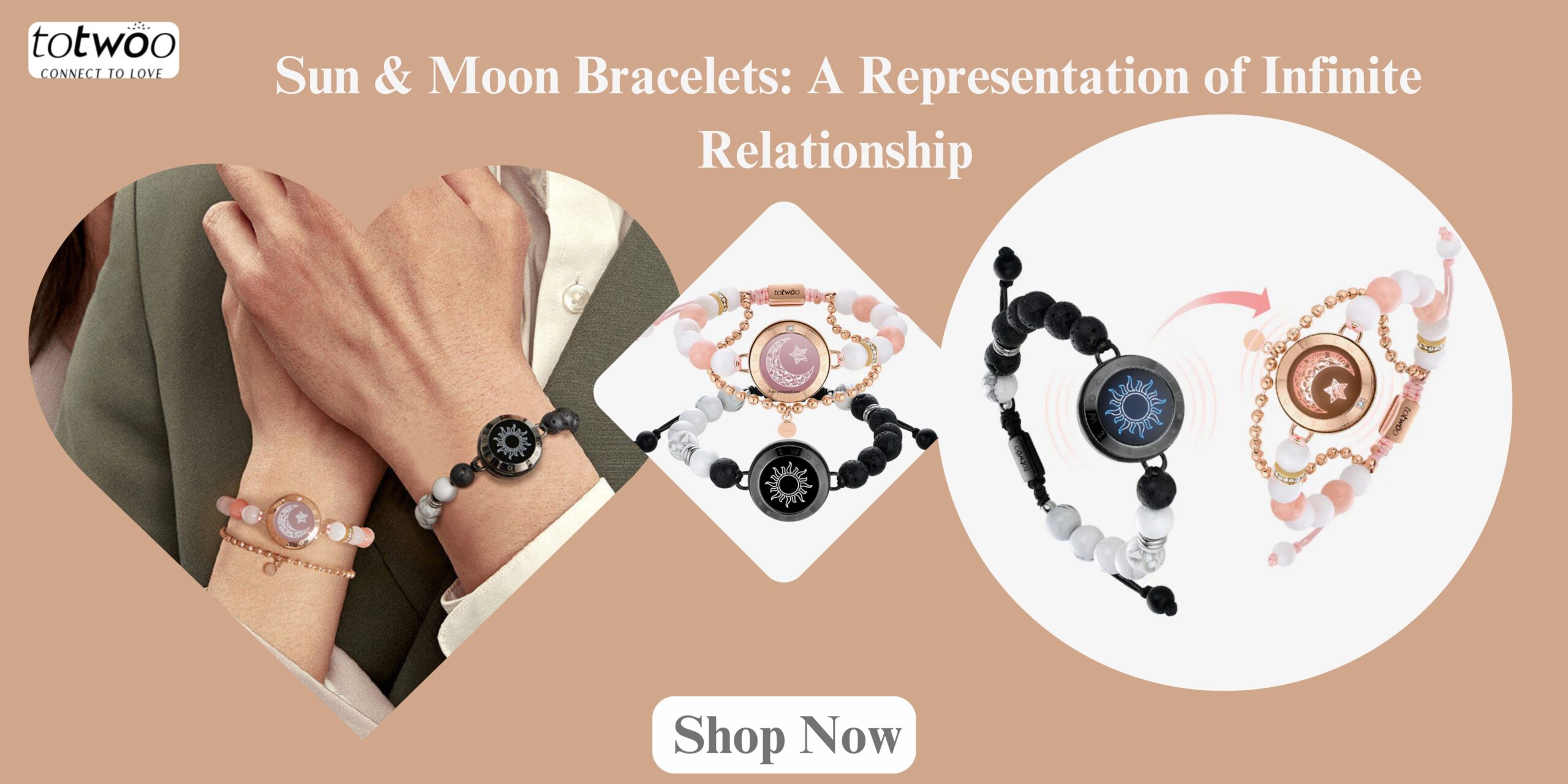 Sun & Moon Bracelets: A Representation of Infinite Relationship  